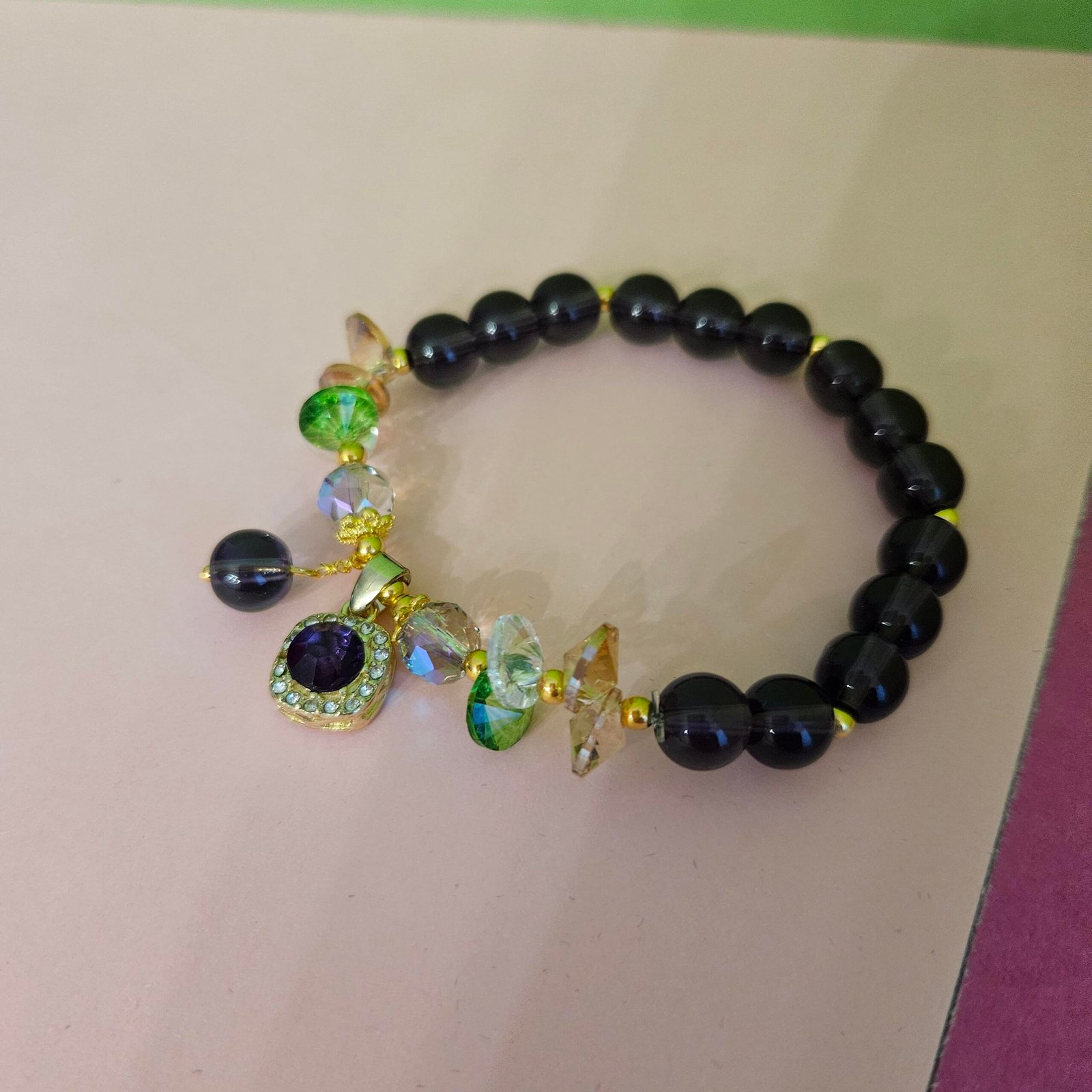 Bracelet violet améthyste – Image 3